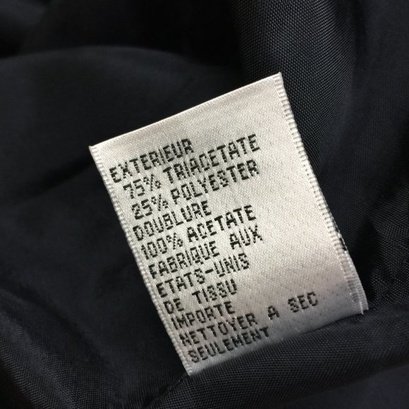 Vintage Talbots Blazer Suit Jacket Sizes 10 Womans Petite Navy Blue Long Sleeve - Picture 6 of 15